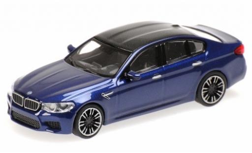 Diecast model cars Bmw M5 1/87 Minichamps (F90) metallic blue/carbon 2018 Bmw M5 1/87 Minichamps (F90) metallic blue/carbon 2018 diecast model cars
