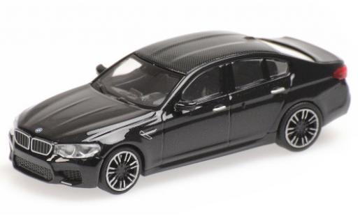 Diecast model cars Bmw M5 1/87 Minichamps (F90) metallic black/carbon 2018 Bmw M5 1/87 Minichamps (F90) metallic black/carbon 2018 diecast model cars
