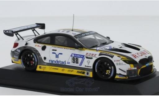 Diecast model cars Bmw M6 1/43 Minichamps GT3 No.18 ROWE Racing 24h Nürburgring 2018 N.Catsburg/R.Westbrook/C.Edwards/S.Blomqvist Bmw M6 1/43 Minichamps GT3 No.18 ROWE Racing 24h Nürburgring 2018 N.Catsburg/R.Westbrook/C.Edwards/S.Blomqvist diecast model cars