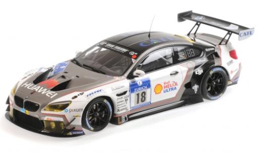Bmw M6 1/18 Minichamps GT3 No.18 Schubert Motorsport CATL 24h Nürburgring 2016 A.Farfus/J.Krohn/J.Müller/M.Wittmann diecast model cars