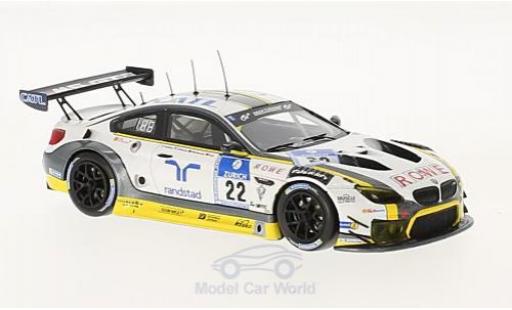 Bmw M6 1/18 Minichamps GT3 No.22 Rowe Racing 24h Nürburgring 2016 K.Graf/R.Westbrook/N.Catsburg/M.Palttala diecast model cars