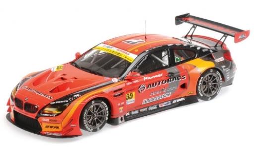 Bmw M6 1/18 Minichamps GT3 No.55 Autobacs Racing Team Aguri Super GT300 2017 S.Takagi/S.Walkinshaw diecast model cars