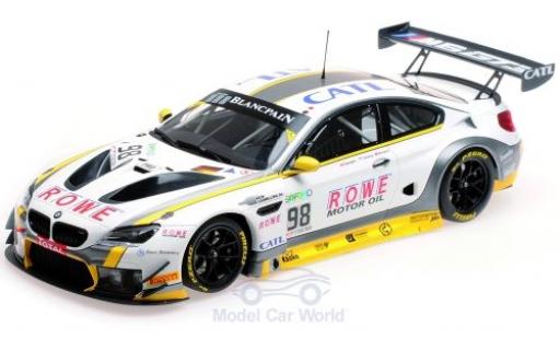 Bmw M6 1/18 Minichamps GT3 No.98 Rowe Racing 24h Spa 2017 T.Blomqvist/N.Catsburg/B.Spengler diecast model cars