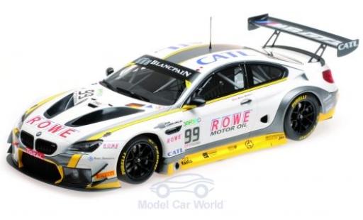 Bmw M6 1/18 Minichamps GT3 No.99 Rowe Racing 24h Spa 2017 P.Eng/M.Martin/A.Sims diecast model cars