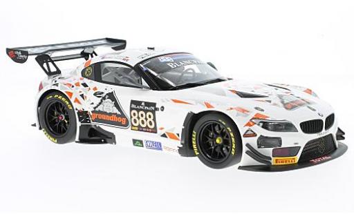 Bmw Z4 1/18 Minichamps GT3 (E89) No.888 Triple Eight Racing 24h Spa 2015 L.Mowle/R.Ratcliff/J.Osborne/D.Müller diecast model cars
