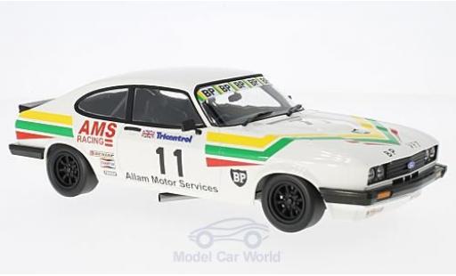 Diecast model cars Ford Capri 1/18 Minichamps 3.0 No.11 Allam Motor Services RAC. BSCC Silverstone 1979 J.Allam Ford Capri 1/18 Minichamps 3.0 No.11 Allam Motor Services RAC. BSCC Silverstone 1979 J.Allam diecast model cars