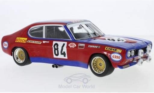 Diecast model cars Ford Capri 2600 1/18 Minichamps MK I RS 2600 No.84 Shark Team 24h Le Mans 1972 J.C.Guerie/J.P.Rouget Ford Capri 2600 1/18 Minichamps MK I RS 2600 No.84 Shark Team 24h Le Mans 1972 J.C.Guerie/J.P.Rouget diecast model cars