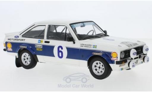 Diecast model cars Ford Escort 1/18 Minichamps MK II RS 1800 No.6 Motor Co. LTD Rallye WM Rallye Acropolis 1977 B.Waldegard/H.Thorszelius Ford Escort 1/18 Minichamps MK II RS 1800 No.6 Motor Co. LTD Rallye WM Rallye Acropolis 1977 B.Waldegard/H.Thorszelius diecast model cars