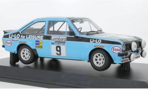 Diecast model cars Ford Escort 1/18 Minichamps RS 1800 No.9 Li-Lo Equipe Esso Rallye RAC Lombard 1978 R.Clark/N.Wilson Ford Escort 1/18 Minichamps RS 1800 No.9 Li-Lo Equipe Esso Rallye RAC Lombard 1978 R.Clark/N.Wilson diecast model cars