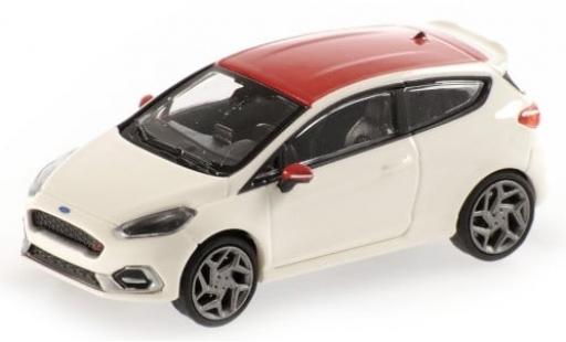 Ford Fiesta 1/87 Minichamps ST weiss/rot 2018 1:87 diecast model cars