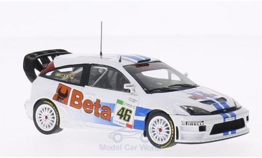 Diecast model cars Ford Focus 1/43 Minichamps WRC No.46 Beta Rallye Monza 2007 V.Rossi Collection V.Rossi/C.Cassina Ford Focus 1/43 Minichamps WRC No.46 Beta Rallye Monza 2007 V.Rossi Collection V.Rossi/C.Cassina diecast model cars