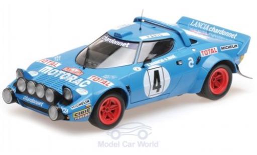 Diecast model cars Lancia Stratos 1/18 Minichamps HF No.4 Chardonnet Motorac Rallye WM Rallye Monte Carlo 1979 B.Darniche/A.Mahe Lancia Stratos 1/18 Minichamps HF No.4 Chardonnet Motorac Rallye WM Rallye Monte Carlo 1979 B.Darniche/A.Mahe diecast model cars