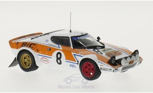 Diecast model cars Lancia Stratos 1/43 Minichamps HF No.8 BIC Rallye WM Rallye Griechenland 1978 T.Livieratos/M.Manolis Lancia Stratos 1/43 Minichamps HF No.8 BIC Rallye WM Rallye Griechenland 1978 T.Livieratos/M.Manolis diecast model cars