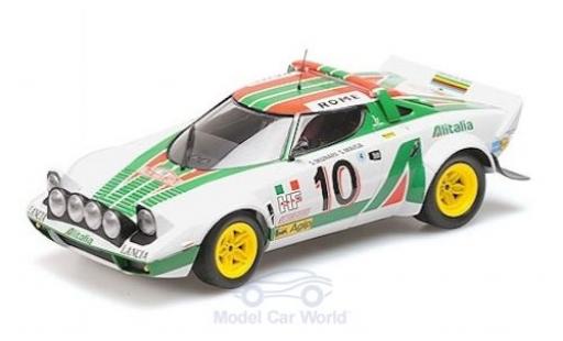 Diecast model cars Lancia Stratos 1/18 Minichamps No.10 Alitalia Rallye Monte Carlo 1976 S.Munari/S.Maiga Lancia Stratos 1/18 Minichamps No.10 Alitalia Rallye Monte Carlo 1976 S.Munari/S.Maiga diecast model cars