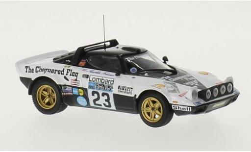Diecast model cars Lancia Stratos 1/43 Minichamps Rally No.23 Chequered Flag RAC Rallye 1976 P-I.Walfridson/A.Frazer Lancia Stratos 1/43 Minichamps Rally No.23 Chequered Flag RAC Rallye 1976 P-I.Walfridson/A.Frazer diecast model cars