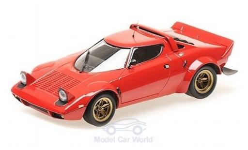 Diecast model cars Lancia Stratos 1/18 Minichamps red 1974 Lancia Stratos 1/18 Minichamps red 1974 diecast model cars