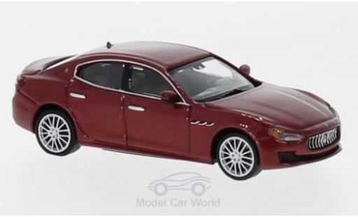 Diecast model cars Maserati Ghibli 1/87 Minichamps metallic red 2018 Maserati Ghibli 1/87 Minichamps metallic red 2018 diecast model cars