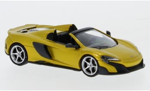 Diecast model cars McLaren 675 1/87 Minichamps LT Spider gold 2016 McLaren 675 1/87 Minichamps LT Spider gold 2016 diecast model cars