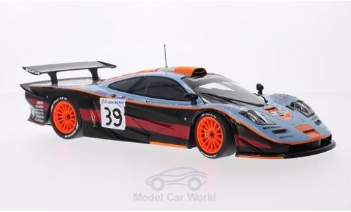 Diecast model cars McLaren F1 1/18 Minichamps GTR No.39 Team Davidoff Gulf 24h Le Mans 1997 R.Bellm/A.Gilbert-Scott/M.Sekiya McLaren F1 1/18 Minichamps GTR No.39 Team Davidoff Gulf 24h Le Mans 1997 R.Bellm/A.Gilbert-Scott/M.Sekiya diecast model cars