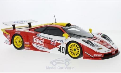 Diecast model cars McLaren F1 1/18 Minichamps GTR No.40 Gulf Team Davidoff EMI 24h Le Mans S.O Rourke/T.Sugden/B.Auberlen McLaren F1 1/18 Minichamps GTR No.40 Gulf Team Davidoff EMI 24h Le Mans S.O Rourke/T.Sugden/B.Auberlen diecast model cars