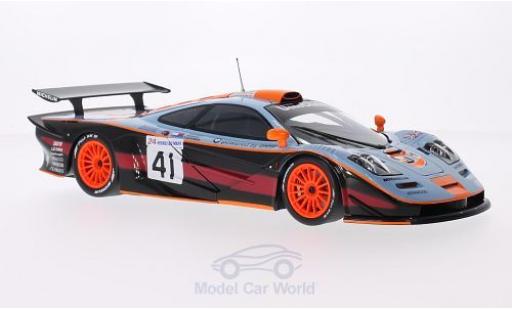 Diecast model cars McLaren F1 1/18 Minichamps GTR No.41 Team Davidoff Gulf 24h Le Mans 1997 P-H.Raphanel/J.M.Gounon/A.Olofsson McLaren F1 1/18 Minichamps GTR No.41 Team Davidoff Gulf 24h Le Mans 1997 P-H.Raphanel/J.M.Gounon/A.Olofsson diecast model cars