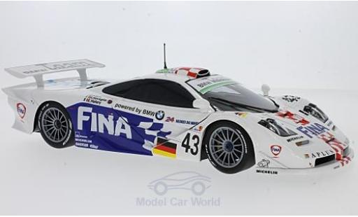 Diecast model cars McLaren F1 1/18 Minichamps GTR No.43 Bmw Motorsport 24h Le Mans 1997 P.Kox/R.Ravaglia/E.Helary ohne Vitrine McLaren F1 1/18 Minichamps GTR No.43 Bmw Motorsport 24h Le Mans 1997 P.Kox/R.Ravaglia/E.Helary ohne Vitrine diecast model cars