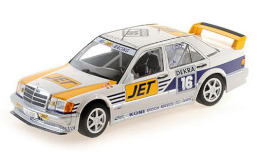 Diecast model cars Mercedes 190 1/18 Minichamps E 2.5-16 Evo 1 (W201) No.16 MS-Jet-Racing Jet DTM 1990 F.Biela Mercedes 190 1/18 Minichamps E 2.5-16 Evo 1 (W201) No.16 MS-Jet-Racing Jet DTM 1990 F.Biela diecast model cars