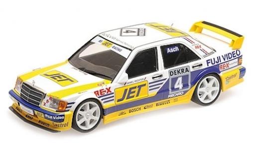 Diecast model cars Mercedes 190 1/18 Minichamps E 2.5-16 Evo 1 (W201) No.4 Team MS-JET Jet DTM 1989 R.Asch Mercedes 190 1/18 Minichamps E 2.5-16 Evo 1 (W201) No.4 Team MS-JET Jet DTM 1989 R.Asch diecast model cars