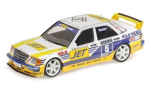 Diecast model cars Mercedes 190 1/18 Minichamps E 2.5-16 Evo 1 (W201) No.5 Team MS-JET Jet DTM 1989 M.Reuter Mercedes 190 1/18 Minichamps E 2.5-16 Evo 1 (W201) No.5 Team MS-JET Jet DTM 1989 M.Reuter diecast model cars