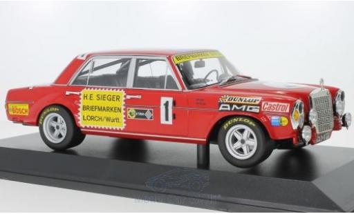 Mercedes 300 1/18 Minichamps SEL 6.8 No.1 Briefmarken Sieger 24h Nürburgring 1972 H.Heyer/T.Betzler diecast model cars