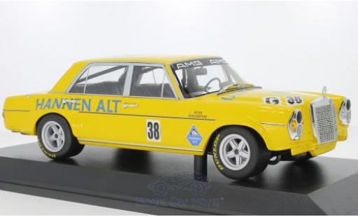 Mercedes 300 1/18 Minichamps SEL 6.8 No.38 Hannen Alt Hockenheim 1971 H.Heyer diecast model cars