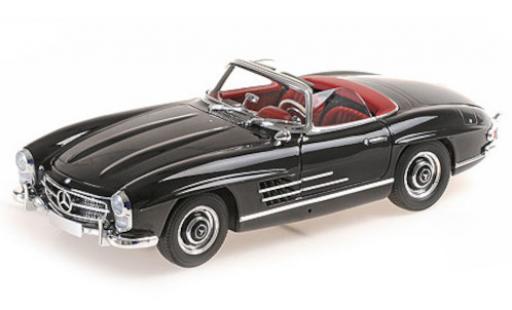Diecast model cars Mercedes 300 1/18 Minichamps SL Roadster (W198) black 1957 Mercedes 300 1/18 Minichamps SL Roadster (W198) black 1957 diecast model cars