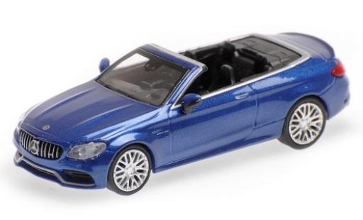 Diecast model cars Mercedes Classe C 1/87 Minichamps AMG C63 Cabriolet (A205) metallic blue 2019 Mercedes Classe C 1/87 Minichamps AMG C63 Cabriolet (A205) metallic blue 2019 diecast model cars