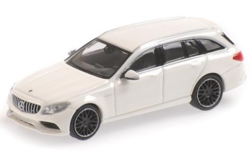 Diecast model cars Mercedes Classe C 1/87 Minichamps AMG C63 T-Modell (S205) white 2019 Mercedes Classe C 1/87 Minichamps AMG C63 T-Modell (S205) white 2019 diecast model cars