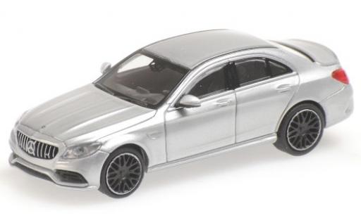 Diecast model cars Mercedes Classe C 1/87 Minichamps AMG C63 (W205) grey 2019 Mercedes Classe C 1/87 Minichamps AMG C63 (W205) grey 2019 diecast model cars