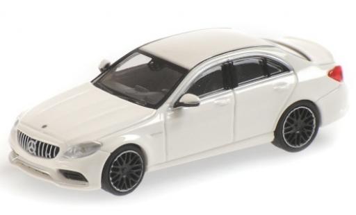 Diecast model cars Mercedes Classe C 1/87 Minichamps AMG C63 (W205) white 2019 Mercedes Classe C 1/87 Minichamps AMG C63 (W205) white 2019 diecast model cars
