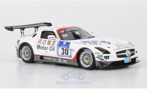 Diecast model cars Mercedes SLS 1/43 Minichamps AMG GT3 No.30 Mamerow/Rowe Racing 2011 C.Mamerow/A.Hahne/P.Kaffer Mercedes SLS 1/43 Minichamps AMG GT3 No.30 Mamerow/Rowe Racing 2011 C.Mamerow/A.Hahne/P.Kaffer diecast model cars