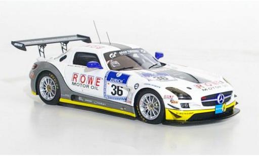 Diecast model cars Mercedes SLS 1/43 Minichamps AMG GT3 No.36 Rowe Racing 24h Nürburgring 2011 Mercedes SLS 1/43 Minichamps AMG GT3 No.36 Rowe Racing 24h Nürburgring 2011 diecast model cars