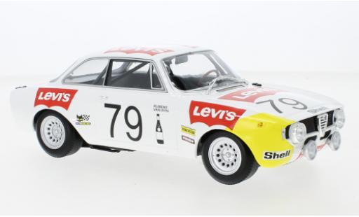 Diecast model cars Alfa Romeo GT 1/18 Minichamps A 1300 Junior No.79 24h Spa 1971 Alfa Romeo GT 1/18 Minichamps A 1300 Junior No.79 24h Spa 1971 diecast model cars