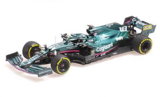 Diecast model cars Aston Martin AMR2 1/43 Minichamps 1 No.18 Cognizant F1 Team Cognizant Formel 1 GP Bahrain 2021 Aston Martin AMR2 1/43 Minichamps 1 No.18 Cognizant F1 Team Cognizant Formel 1 GP Bahrain 2021 diecast model cars