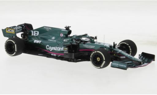 Diecast model cars Aston Martin AMR2 1/43 Minichamps 1 No.18 Cognizant F1 Team Cognizant formule 1 GP Monaco 2021 Aston Martin AMR2 1/43 Minichamps 1 No.18 Cognizant F1 Team Cognizant formule 1 GP Monaco 2021 diecast model cars