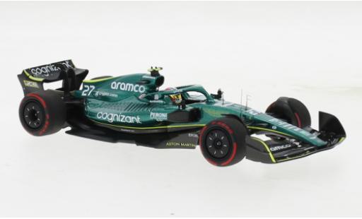 Diecast model cars Aston Martin AMR2 1/43 Minichamps 2 No.27 Aramco Cognizant F1 Team Cognizant Formel 1 GP Bahrain 2022 Aston Martin AMR2 1/43 Minichamps 2 No.27 Aramco Cognizant F1 Team Cognizant Formel 1 GP Bahrain 2022 diecast model cars