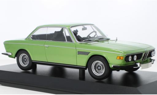 Diecast model cars Bmw 3.0 1/18 Minichamps CSI metallise green 1971 Bmw 3.0 1/18 Minichamps CSI metallise green 1971 diecast model cars