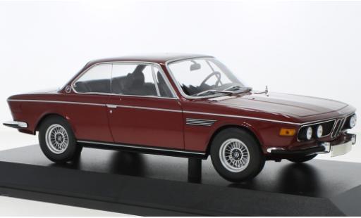 Diecast model cars Bmw 3.0 1/18 Minichamps CSI metallise red 1971 Bmw 3.0 1/18 Minichamps CSI metallise red 1971 diecast model cars