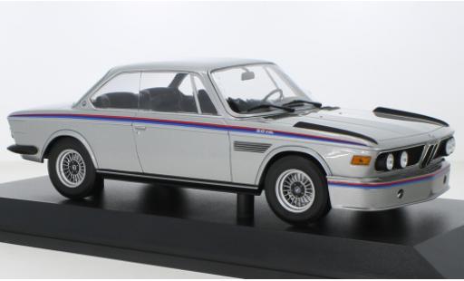 Diecast model cars Bmw 3.0 1/18 Minichamps CSL grey/Dekor 1973 Bmw 3.0 1/18 Minichamps CSL grey/Dekor 1973 diecast model cars