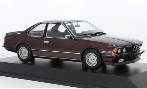 Diecast model cars Bmw 635 1/18 Minichamps CSI metallise red 1982 Bmw 635 1/18 Minichamps CSI metallise red 1982 diecast model cars