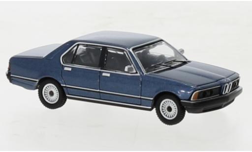Bmw 733 1/87 Minichamps i (E23) metallise blue 1977 diecast model cars