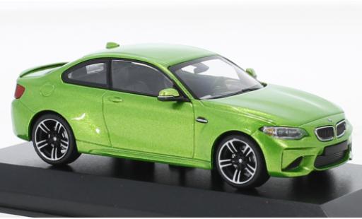 Diecast model cars Bmw M2 1/43 Minichamps (F87) metallise green 2016 Bmw M2 1/43 Minichamps (F87) metallise green 2016 diecast model cars