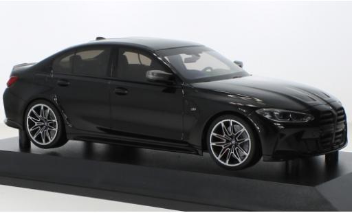 Bmw M3 1/18 Minichamps black 2020 diecast model cars