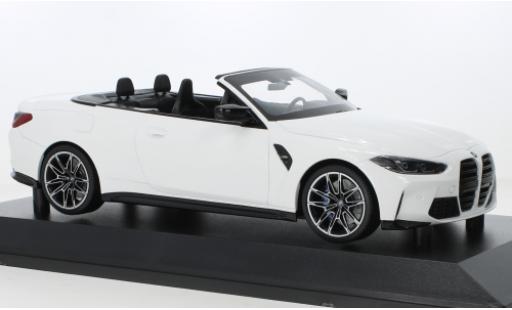 Diecast model cars Bmw M4 1/18 Minichamps cabriolet white 2021 Bmw M4 1/18 Minichamps cabriolet white 2021 diecast model cars